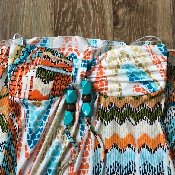 Beautiful multi color maxi dress - Picture 2 of 4